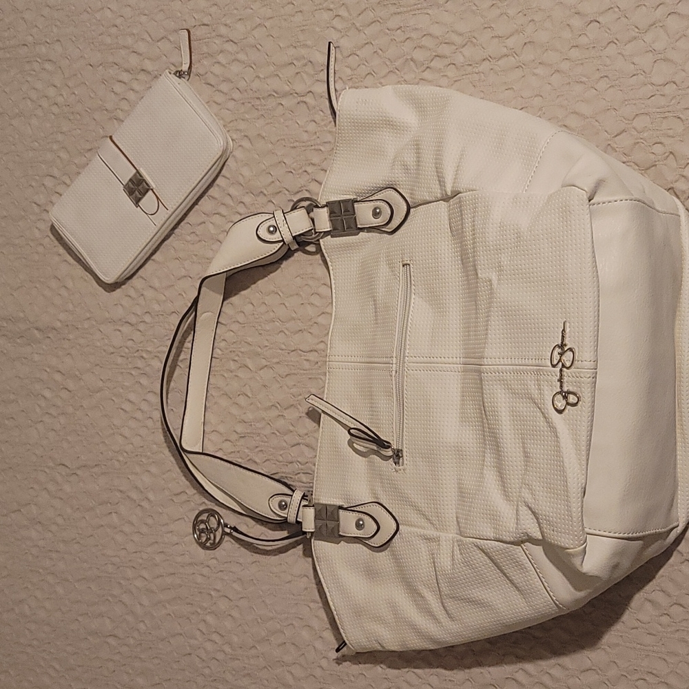 Large Jessica Simpson purse with matching wallet